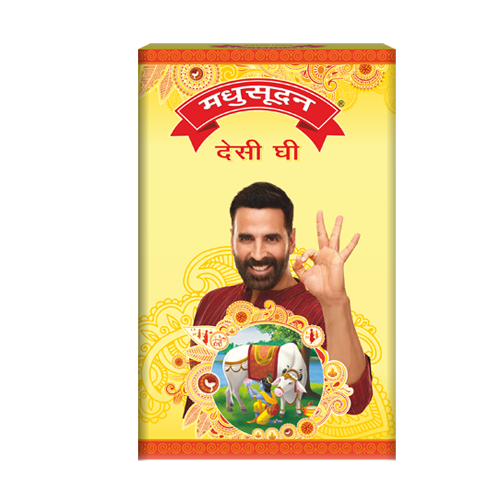 मधुसूदन घी 1/2 लीटर सिक्का पैक