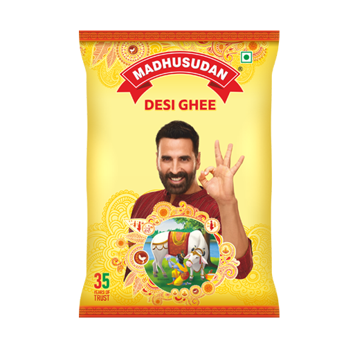 मधुसूदन घी 1 लीटर पोली पैक